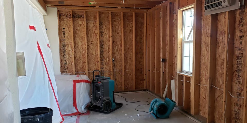 Stock image of damage restoration to a home in Reno, NV