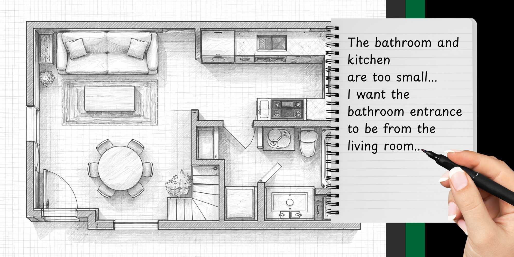 Remodeling a bathroom and kitchen to have more space - M&G Construction in Reno, NV