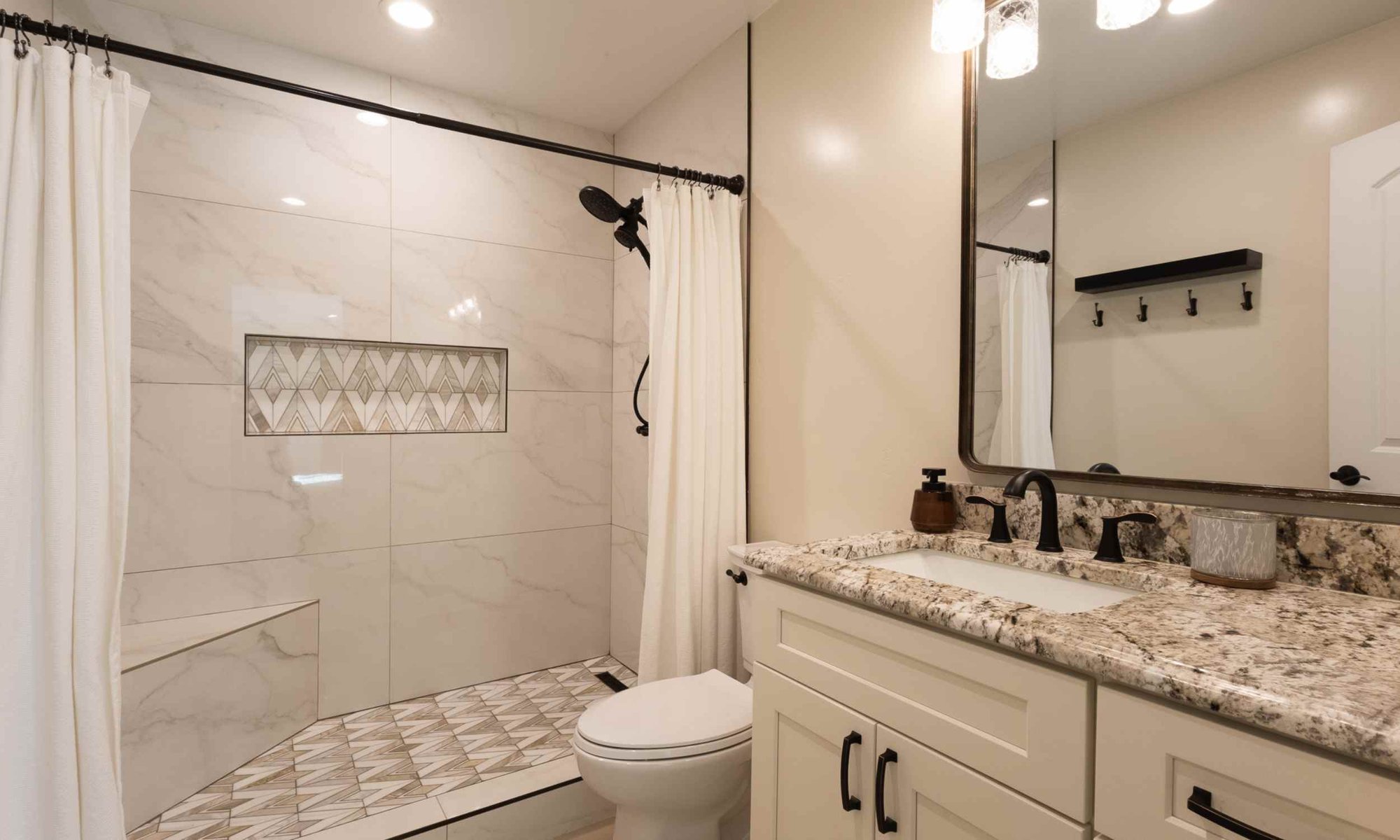 Image of a bathroom remodel by M&G Construction in Carson City, NV