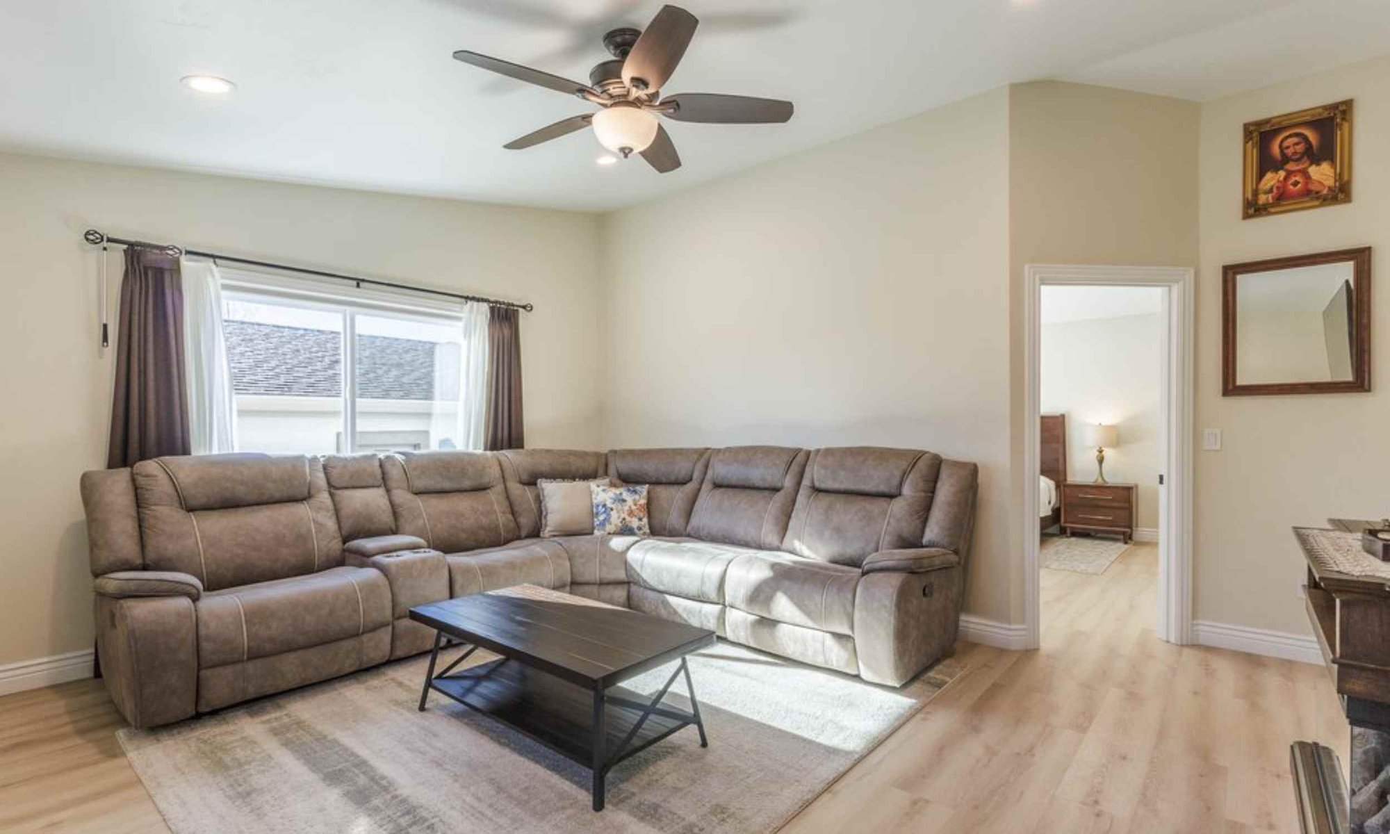 Image of the LVP flooring used in the whole home remodel by M&G Construction in Carson City, NV