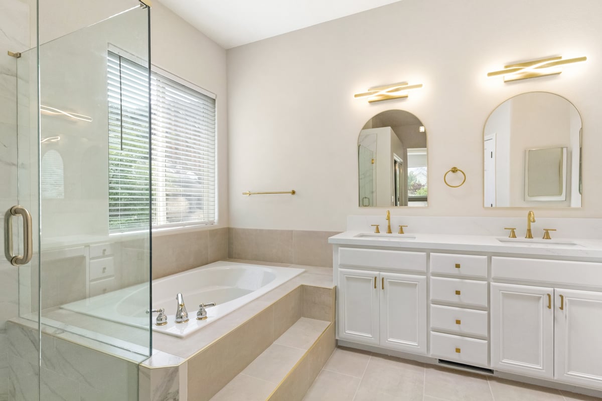 master bathroom renovation M&amp;G Construction